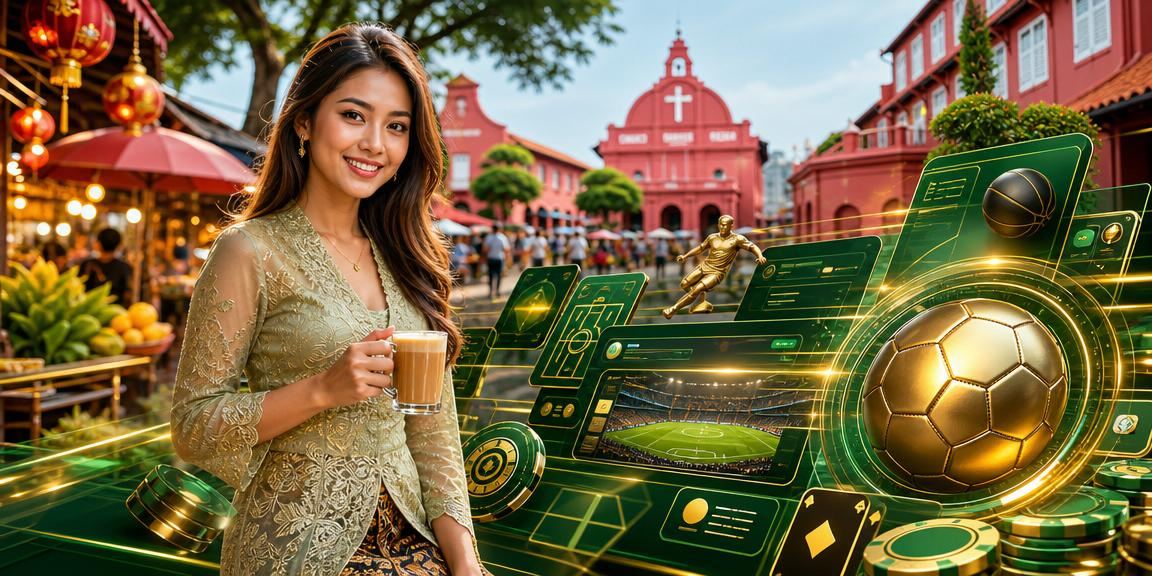 Pengguna dari Melaka log masuk ke akaun gamblers melalui aplikasi mudah alih
